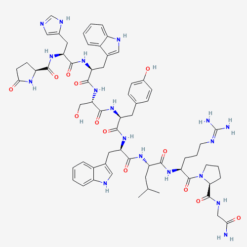 Triptorelin Peptide - Chemical Structure Depiction